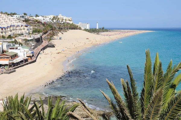 Praia do Morro Jable, Ilha Canária Fuerteventura, Espanha — Fotografia de Stock