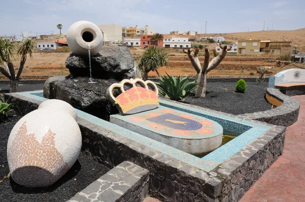 stock image Sculpture in town Pajara, Canary Island Fuerteventura