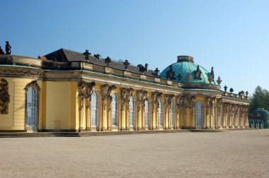 The Sanssouci Palace in Potsdam, Berlin clipart