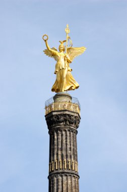 The Statue of Victoria on the top of Berlin's Victory Column clipart