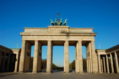 Brandenburger Gate in Berlin Germany clipart