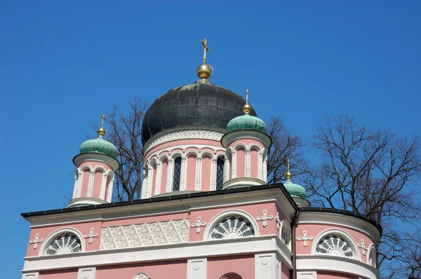 Aleksander newski Kościół w rosyjskiej kolonii Aleksandrówka, potsdam ger — Zdjęcie stockowe