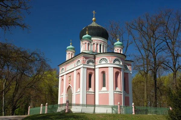 The Alexander-Newski-Church in the Russian Colony Alexandrowka, Potsdam Ger — Stock Photo, Image