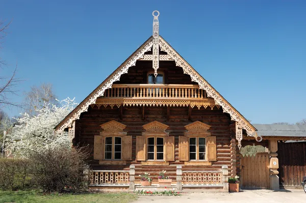 Traditionella ryska hus — Stockfoto