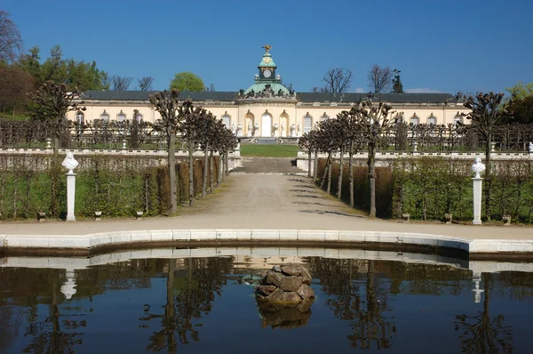 Pałac Sanssouci w Poczdamie, Niemcy — Zdjęcie stockowe