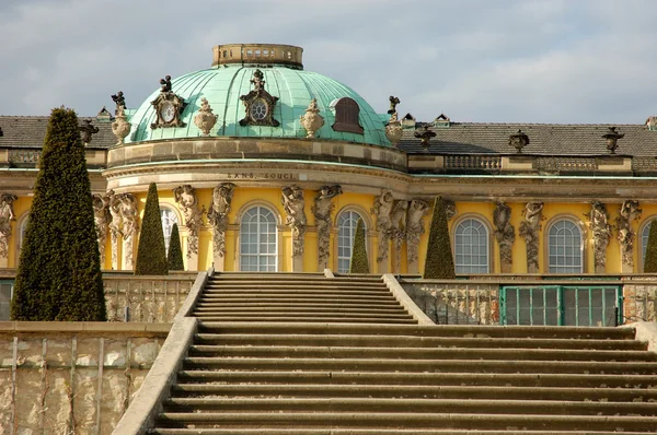 Palác sanssouci, Postupim Berlín — Stock fotografie