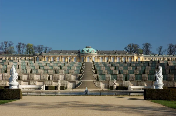 Pałac Sanssouci w Poczdamie, berlin — Zdjęcie stockowe