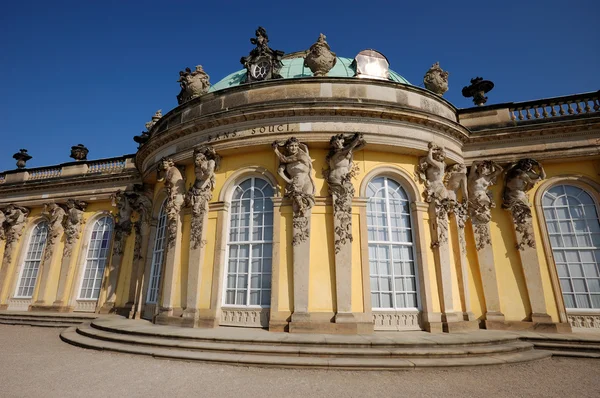 O Palácio de Sanssouci em Potsdam, Berlim — Fotografia de Stock
