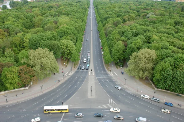 Kruispunt in de stad van Berlijn — Stockfoto