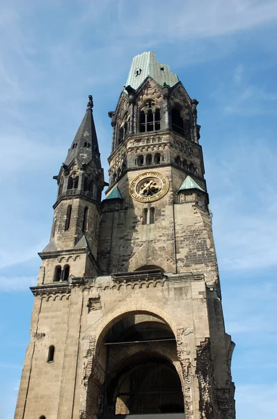 Церковь памяти кайзера Вильгельма в Берлине, Германия — стоковое фото