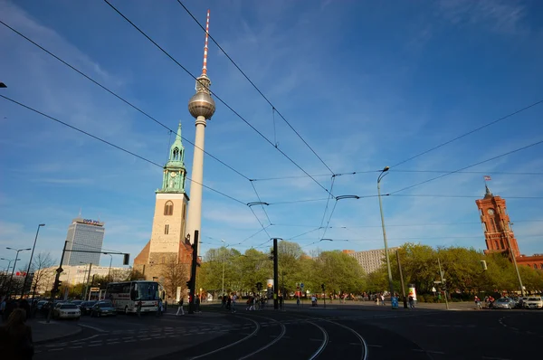 Scena ulica w Berlinie, Niemcy — Zdjęcie stockowe
