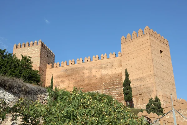 Alcazaba almeria, Španělsko — Stock fotografie