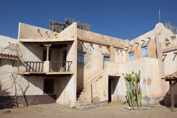 Uma aldeia pueblo mexicana abandonada — Fotografia de Stock
