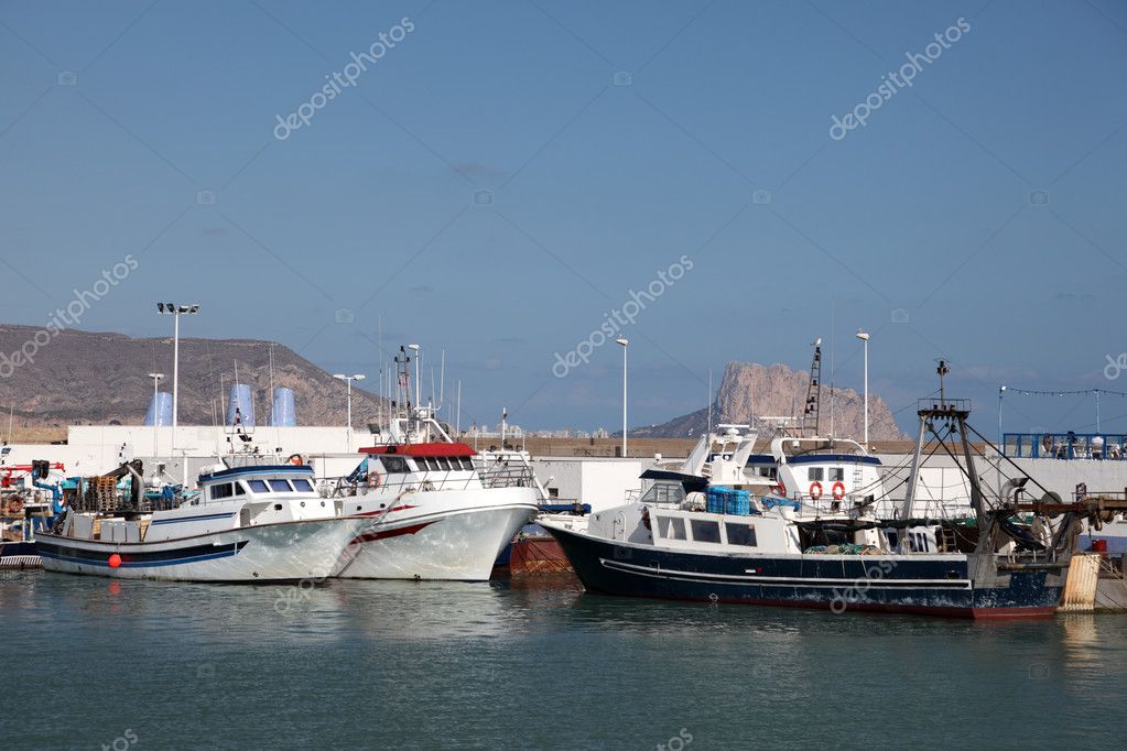 Barcos De Pesca En El Puerto De Altea España Fotografía De Stock © Philipus 7496807 7002