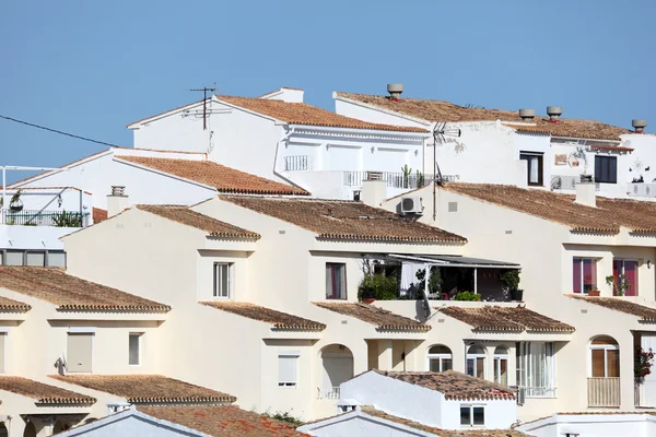 Beyaz evler Altea, İspanya — Stok fotoğraf