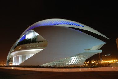 Modern Architecture in the City of the Arts and the Sciences in Valence, Sp clipart