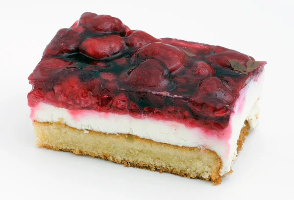 Stock image Raspberry cake isolated over white background