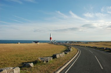 Road to Portland Bill, England clipart