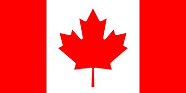 Canada flag clipart