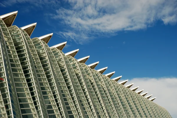 Moderne architectuur in de stad van de kunsten en de wetenschappen in valence, sp — Stockfoto