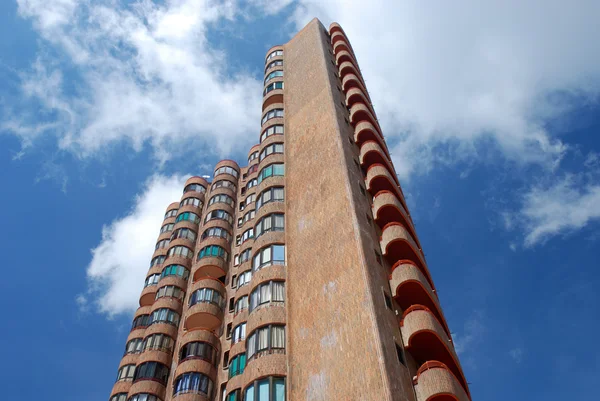Highrise épülete benidorm, Spanyolország — Stock Fotó