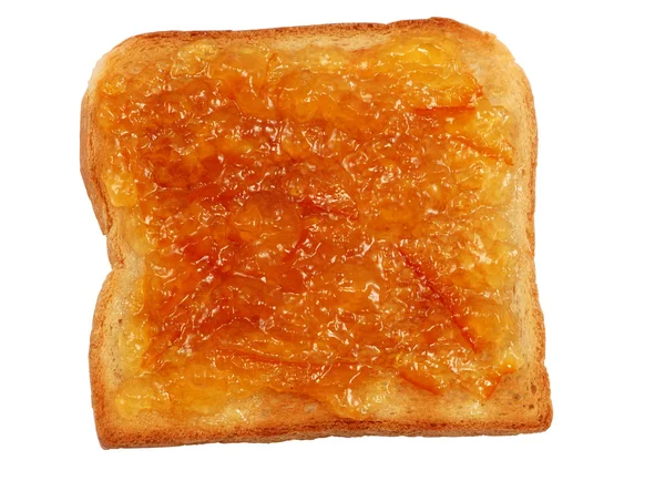 Toast med sylt — Stockfoto