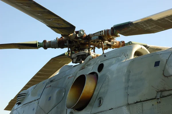 Rosyjski śmigłowiec mi-24 hind — Zdjęcie stockowe