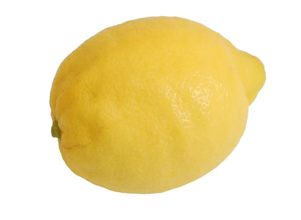 흰 레몬 을 분리 함 — 스톡 사진