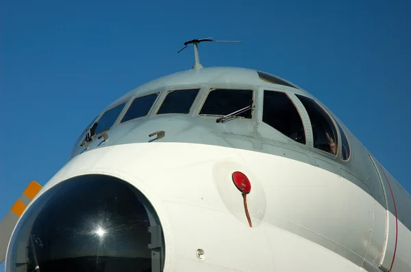 Військовий літак кабіни — стокове фото