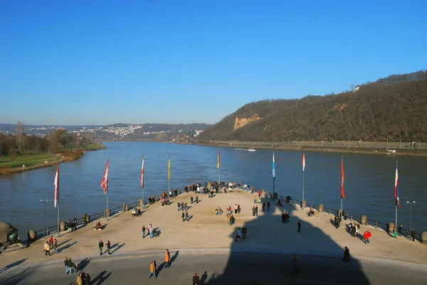 Koblenz, 독일 독일 코너 — 스톡 사진