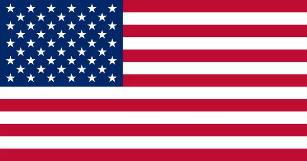 Соединённые Штаты Америки под флагом — стоковое фото