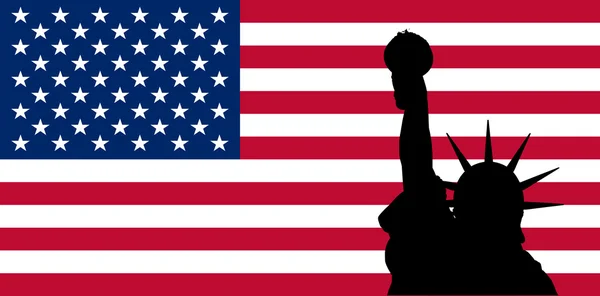 Stany Zjednoczone Ameryki flaga — Zdjęcie stockowe