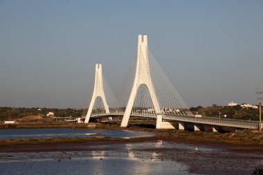 Arade River Bridge at Portimao, Algarve Portugal clipart