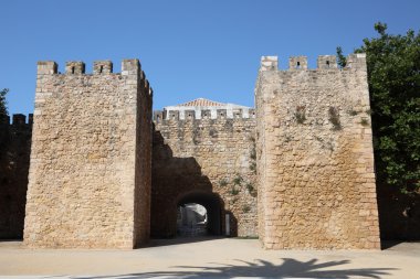 Gate to the old town of Lagos, Portugal clipart