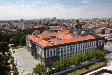 Aerial view of Oporto, Portugal clipart