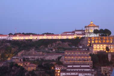 Serra do Pilar Monastery in Vila Nova de Gaia, Portugal clipart