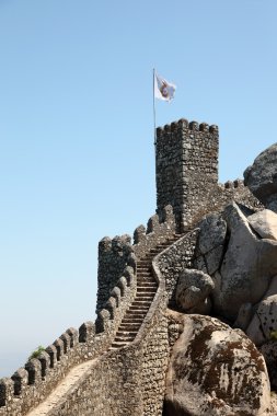 Castle of the Moors (Castelo dos Mouros) in Sintra, Portugal clipart