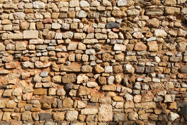Stary kamienny mur w faro, Portugalia — Zdjęcie stockowe
