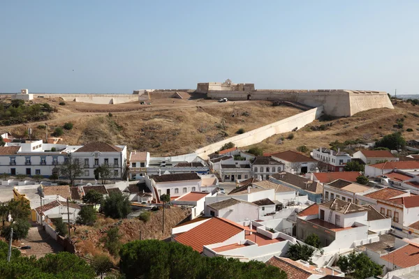 古代堡垒马林堡在阿尔加维，葡萄牙 — 图库照片