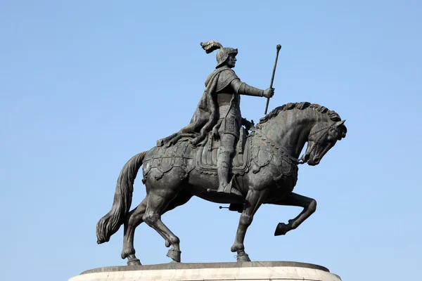 Statue de Joao I, Praca do Comercio à Lisbonne, Portugal — Photo