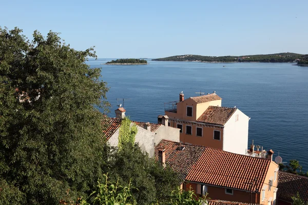 クロアチアのアドリア海の家 — ストック写真