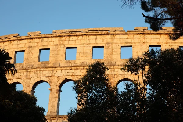 Pula, Hırvatistan'ın Roma arenada — Stok fotoğraf