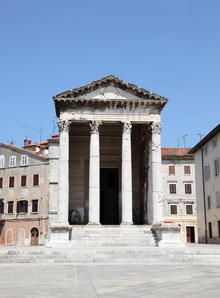 Temple of Augustus in Pula, Croatia — Stock Photo, Image