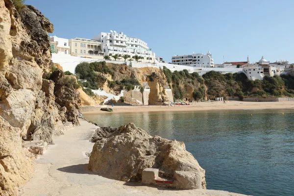 Stranden i albufeira, algarve portugal — Stockfoto
