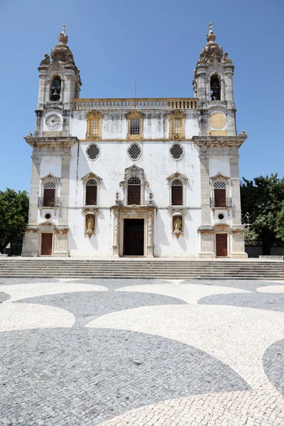 Igreja mı faro, Portekiz algarve carmo church — Stok fotoğraf