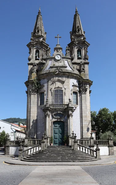 Kerk igreja senhor dos passos in guimaraes, portugal — Stockfoto