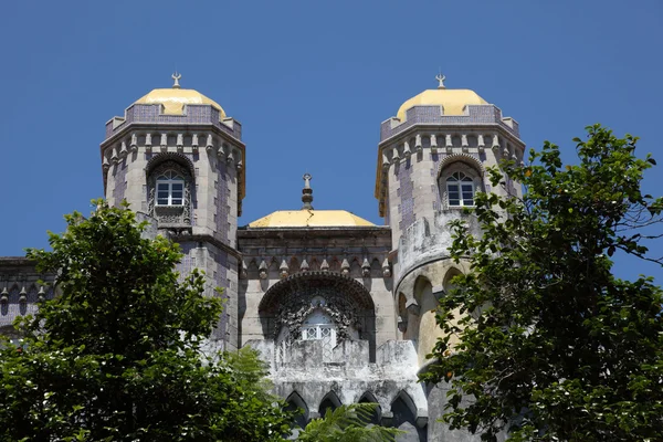 Пенья Національний палац у Сінтрі, Португалія — стокове фото