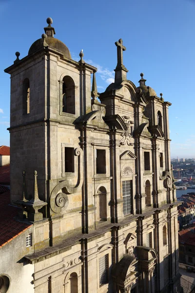 La Catedral de Oporto - uno de los monumentos románicos más antiguos de Portugal — Foto de Stock
