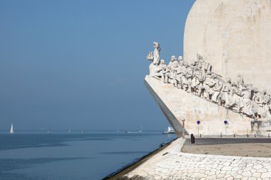 Monument to the Discoveries in Lisbon, Portugal clipart