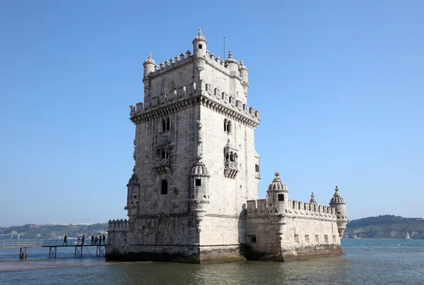 Torre de Belém (belem tower) i Lissabon, portugal — Stockfoto